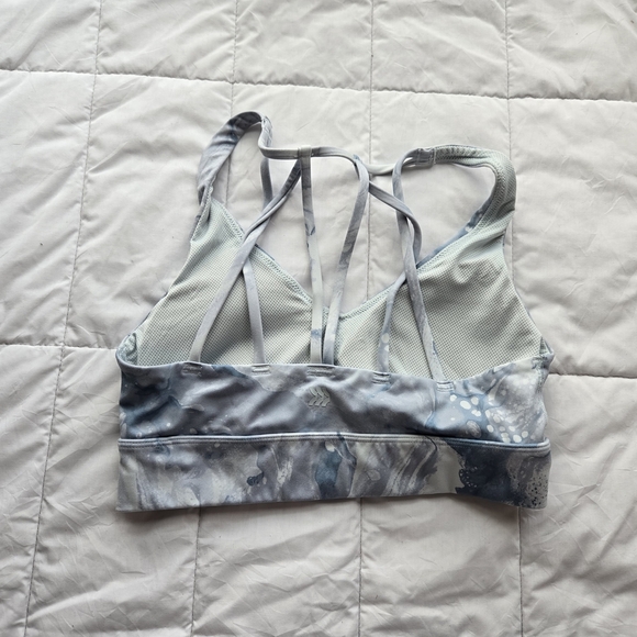 All In Motion Women's Blue Marble Sports Bra - Picture 4 of 4